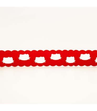 Hello Kitty TROQUELADA Blanca 30 mm