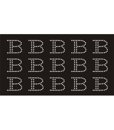 Transfer de Strass LETRAS 32mm - Varias opciones