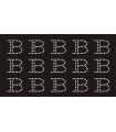 Transfer de Strass LETRAS 32mm - Varias opciones
