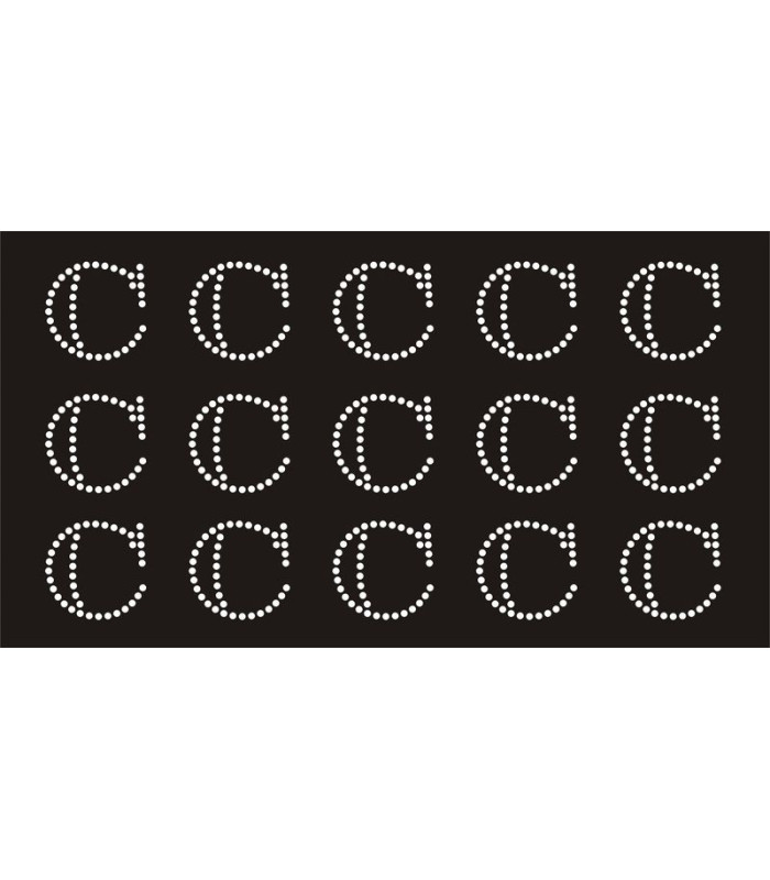 Transfer de Strass LETRAS 32mm - Varias opciones