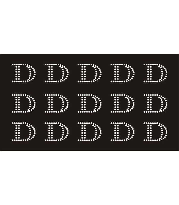 Transfer de Strass LETRAS 32mm - Varias opciones