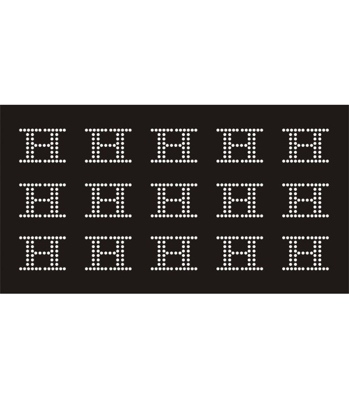 Transfer de Strass LETRAS 32mm - Varias opciones