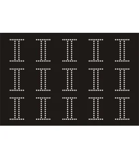 Transfer de Strass LETRAS 32mm - Varias opciones Transfer de Strass LETRAS 32mm - Varias opciones