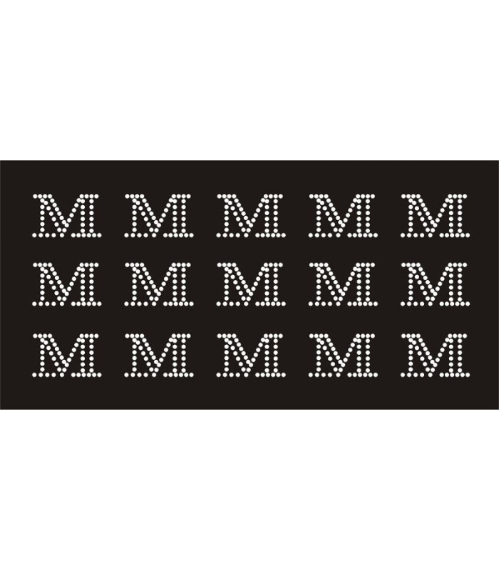 Transfer de Strass LETRAS 32mm - Varias opciones