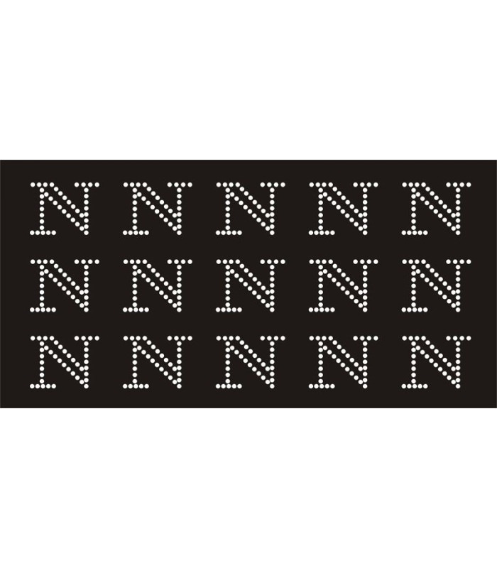 Transfer de Strass LETRAS 32mm - Varias opciones