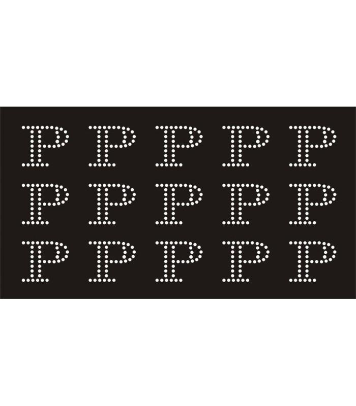 Transfer de Strass LETRAS 32mm - Varias opciones