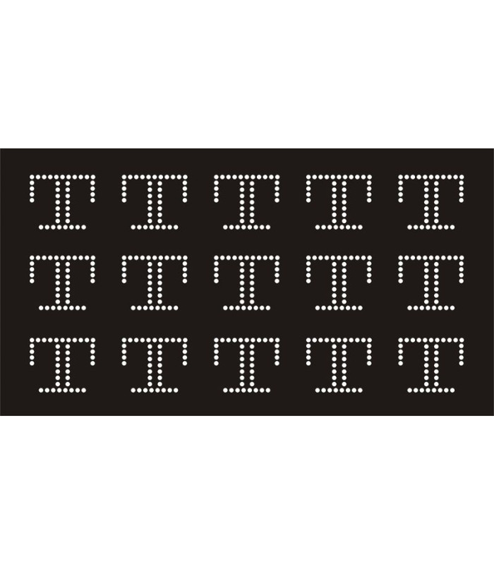 Transfer de Strass LETRAS 32mm - Varias opciones