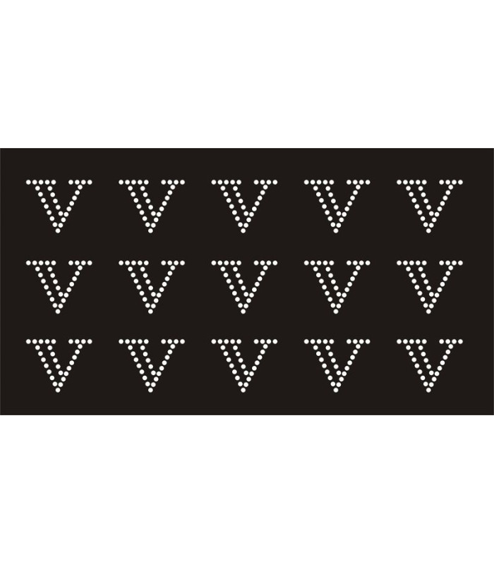 Transfer de Strass LETRAS 32mm - Varias opciones