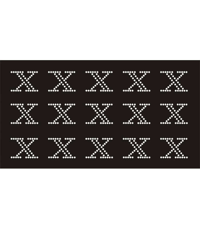 Transfer de Strass LETRAS 32mm - Varias opciones