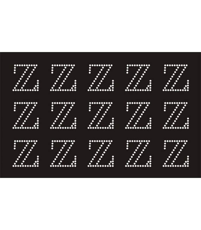 Transfer de Strass LETRAS 32mm - Varias opciones