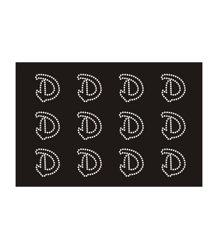 Transfer de Strass LETRAS ENGRAVER 32mm - Varias opciones