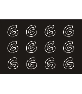 Transfer de Strass LETRAS ENGRAVER 32mm - Varias opciones Transfer de Strass LETRAS ENGRAVER 32mm - Varias opciones