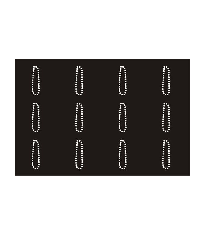 Transfer de Strass LETRAS ENGRAVER 32mm - Varias opciones