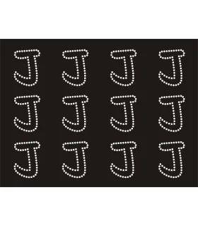 Transfer de Strass LETRAS ENGRAVER 32mm - Varias opciones Transfer de Strass LETRAS ENGRAVER 32mm - Varias opciones