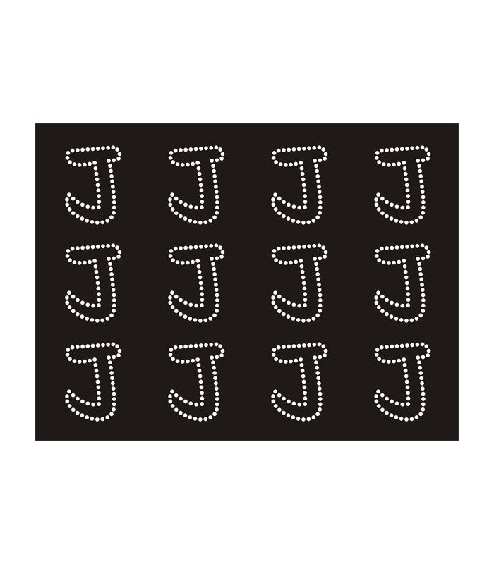 Transfer de Strass LETRAS ENGRAVER 32mm - Varias opciones
