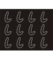 Transfer de Strass LETRAS ENGRAVER 32mm - Varias opciones