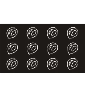 Transfer de Strass LETRAS ENGRAVER 32mm - Varias opciones Transfer de Strass LETRAS ENGRAVER 32mm - Varias opciones