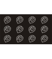 Transfer de Strass LETRAS ENGRAVER 32mm - Varias opciones