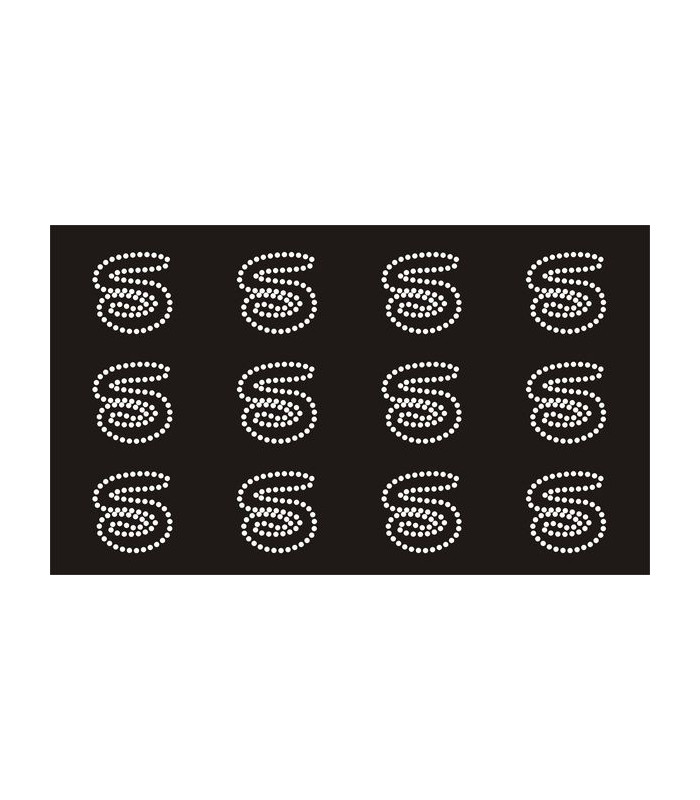 Transfer de Strass LETRAS ENGRAVER 32mm - Varias opciones