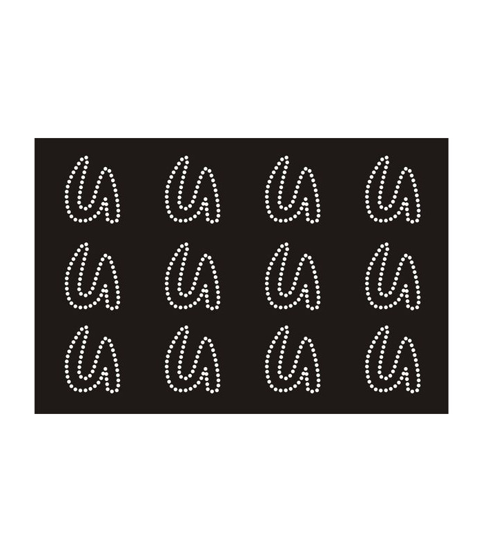 Transfer de Strass LETRAS ENGRAVER 32mm - Varias opciones