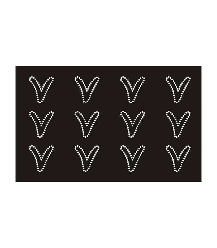 Transfer de Strass LETRAS ENGRAVER 32mm - Varias opciones