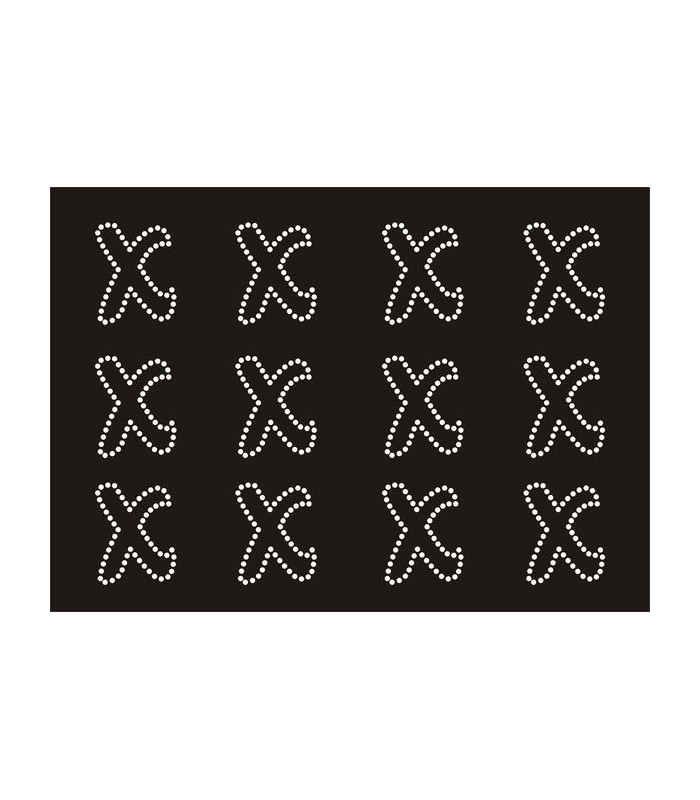 Transfer de Strass LETRAS ENGRAVER 32mm - Varias opciones