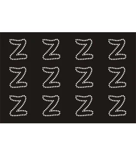 Transfer de Strass LETRAS ENGRAVER 32mm - Varias opciones Transfer de Strass LETRAS ENGRAVER 32mm - Varias opciones