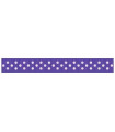 Grosgrain Lunares Morado/blanco 9mm