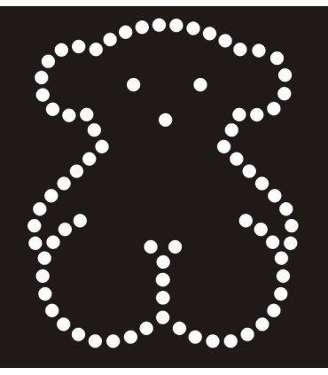 Mini OSITOUS Transfer Strass 3x5,3cms