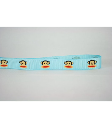 Paul Frank lunares azul bebé 22mm 