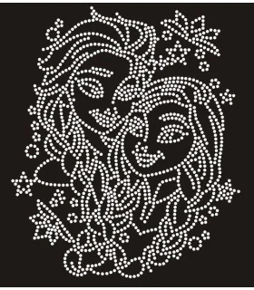 TRANSFER STRASS FROZEN 17*21CMS TRANSFER STRASS FROZEN 17*21CMS