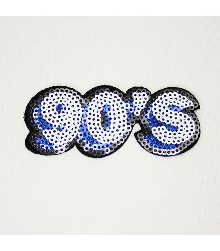 PARCHE LENTEJUELAS CHANNEL ¡LOS 90! 8*4cms