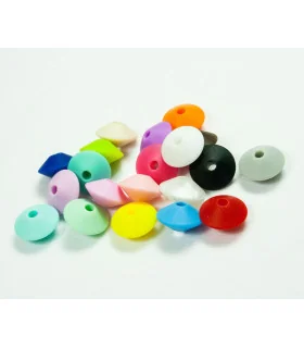 LENTEJAS DE SILICONA 12*6mm - VARIOS COLORES LENTEJAS DE SILICONA 12*6mm - VARIOS COLORES