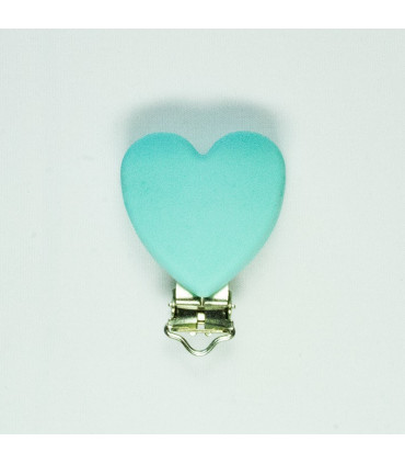 CHUPETERO CORAZÓN SILICONA 40*50mm - Varios colores