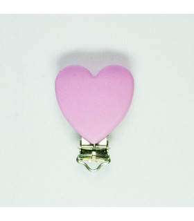 CHUPETERO CORAZÓN SILICONA 40*50mm - Varios colores