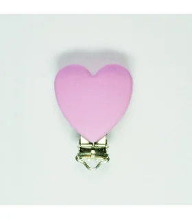 CHUPETERO CORAZÓN SILICONA 40*50mm - Varios colores