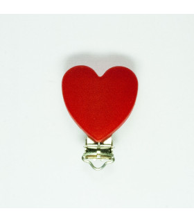 CHUPETERO CORAZÓN SILICONA 40*50mm - Varios colores