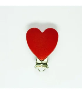 CHUPETERO CORAZÓN SILICONA 40*50mm - Varios colores