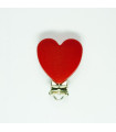 CHUPETERO CORAZÓN SILICONA 40*50mm - Varios colores