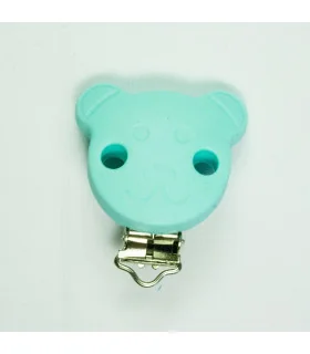 CHUPETERO OSITO SILICONA 38mm - Varios colores