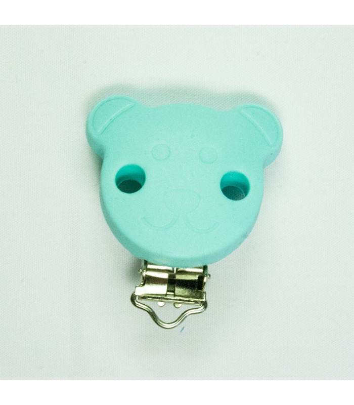 CHUPETERO OSITO SILICONA 38mm - Varios colores