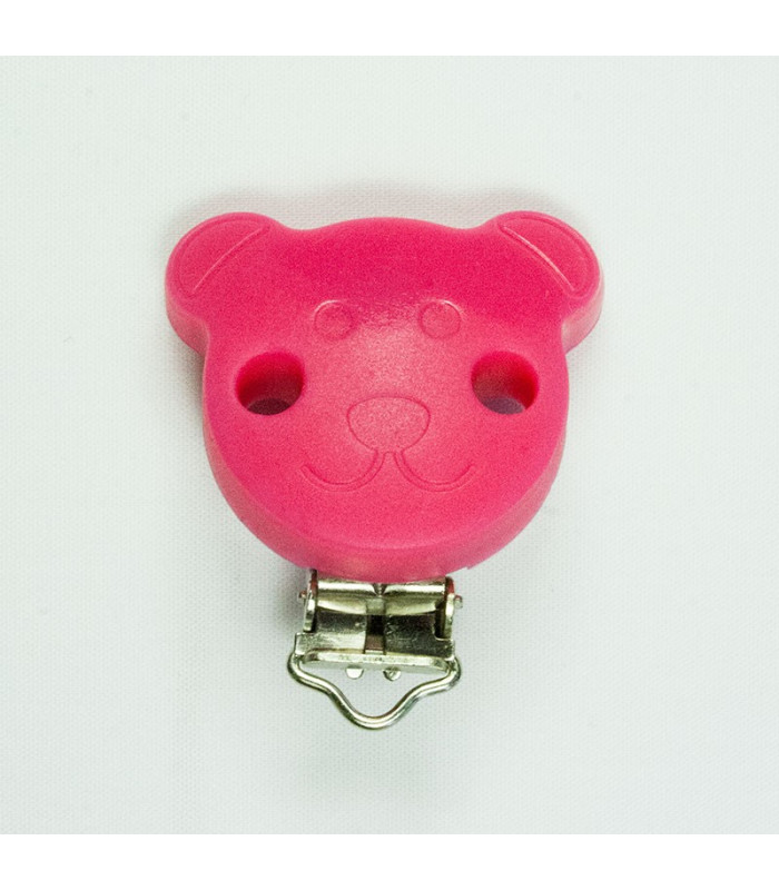 CHUPETERO OSITO SILICONA 38mm - Varios colores