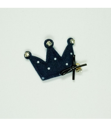 CORONA DENIM CON STRASS - 5CMS