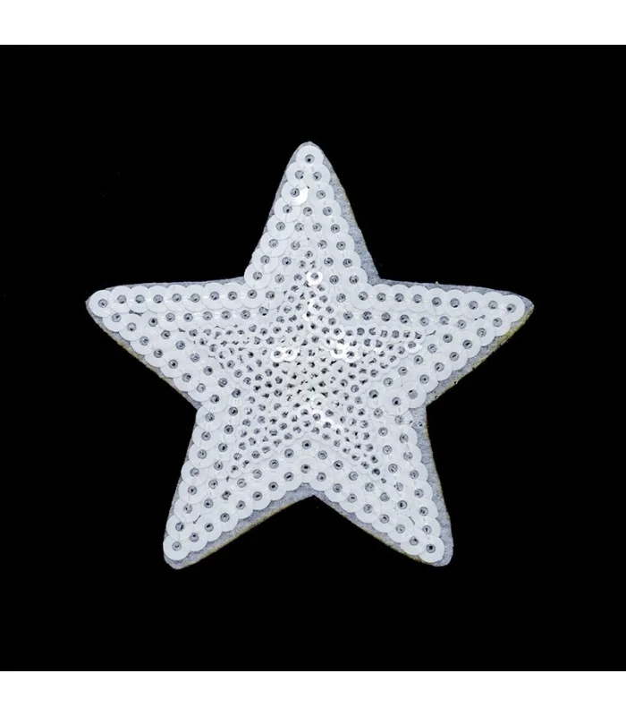 PARCHE LENTEJUELAS ESTRELLAS 75cms