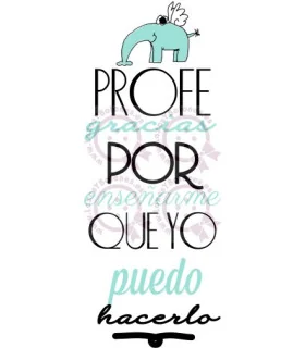 PROFE, GRACIAS POR ENSEÑARME... - AZUL PROFE, GRACIAS POR ENSEÑARME... - AZUL