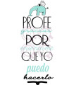 PROFE, GRACIAS POR ENSEÑARME... - AZUL