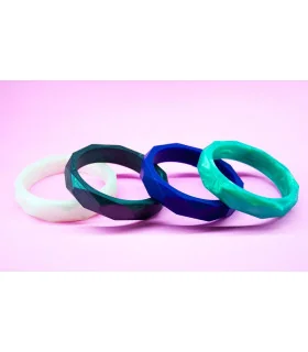 PULSERA MORDEDOR SILICONA  - Varios colores