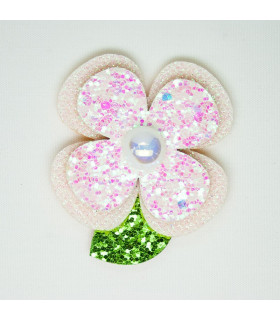 PACK 2 FLORES GLITTER 60*52mm