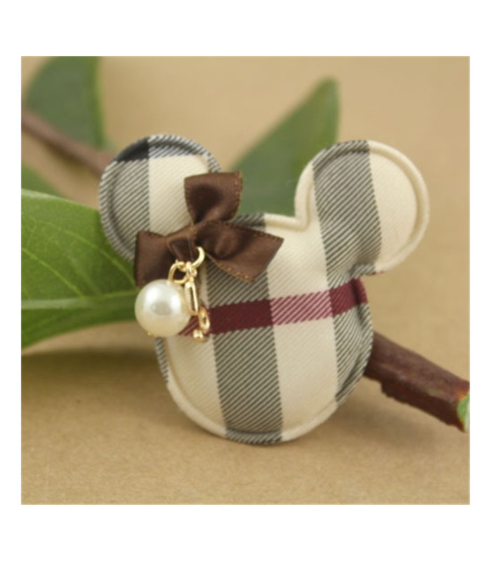 PACK DE 2 APLIQUES MICKEY PERLA 50mm