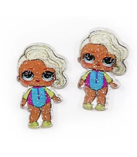 RESINA LOL SURPRISE GLITTER -  SURFER BABE 38*58mm
